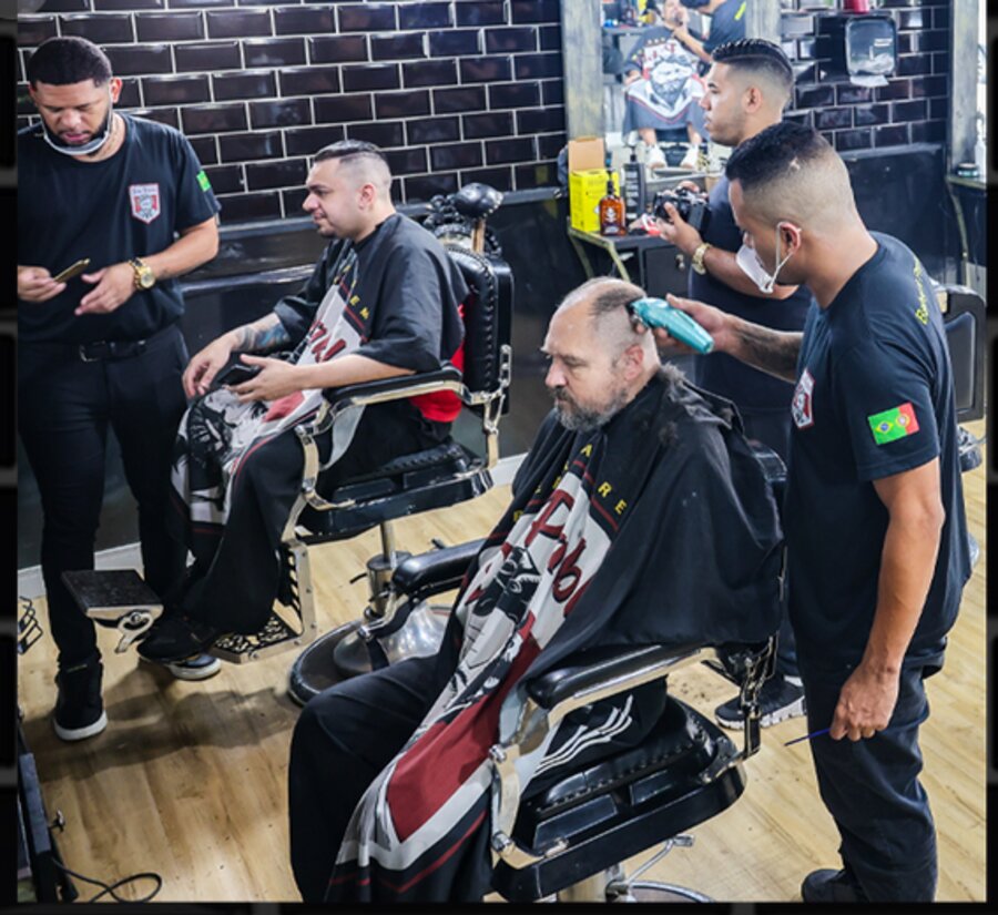 Ambiente real da Barbearia Don Pablo - atendimento